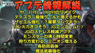 【アプデ解説】またまた環境変化⁉ タンク環境終了？ メイジ時代突入⁉ リメイクキャラやばいってマジ？ ディスラー強すぎｗｗｗｗｗ モバイルレジェンド/Mobile Legends