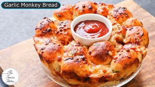 Garlic Cheese Monkey Bread Recipe | Cheesy Garlic Monkey Bread | Fun Recipe ~ The Terrace Kitchen
