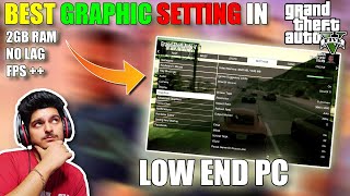Best GTA 5 Graphic Setting For LOW END PC | Best GTA 5 GRAPHIC SETTING