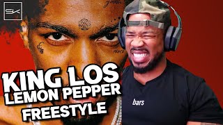 KING LOS - LEMON PEPPER FREESTYLE - BARS!!!! - REACTION