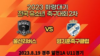 [2023.8.19  2023 화랑대기 전국유소년 축구대회 U11경기]  울산FC리버스 vs 염기훈 축구클럽B