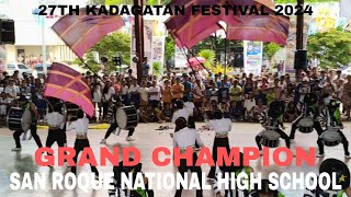 SAN ROQUE NATIONAL HIGH SCHOOL #4 Champion/27th kadagatan festival 2024