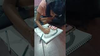 Easy unicorn art idea Kids art and craft using stencil and dual tip brush pens #arts #status #viral