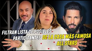 Filtran lista de posibles participantes de La Casa más famosa all stars 🧐⭐️