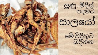 සාලයෝ මේ විදිහට බැදලා බලන්නකෝ රස