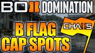 BO2 - B-Flag Capture Spots in Domination (Black Ops 2 Tips) | Chaos