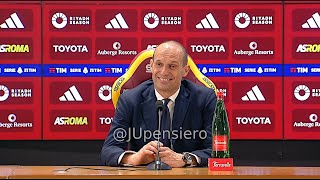 ALLEGRI post Roma-Juve 1-1 conferenza stampa: "Il risultato premia noi, non dovevamo rischiare di.."