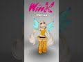 Styling the Chibi Doll Girl but WINX CLUB  #roblox #robloxoutfits