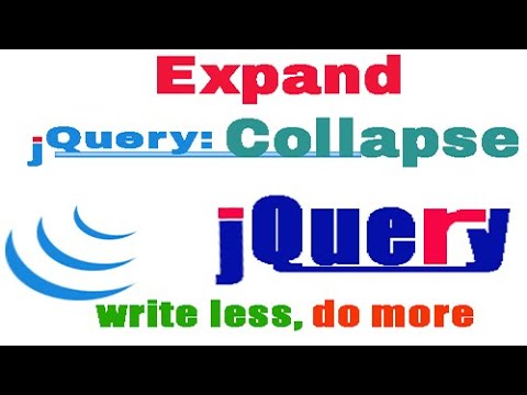 39. 2. JQuery Expand Collapse - YouTube