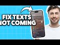 How To Fix Not Receiving Text Messages On iPhone 2026 (Step-By-Step Tutorial)