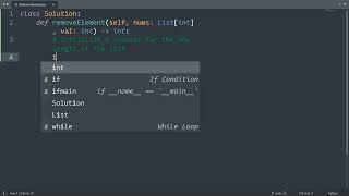 Leetcode 27. Remove Element in Python | Python Leetcode | Python Coding Tutorial | Python Code ASMR