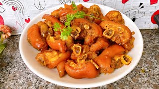 Cách nấu MÓNG GIÒ HEO KHO TÀU ngon bất bại thay đổi khẩu vị cho gia đình