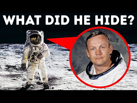What was the first thing that Neil Armstrong did on the surface of the moon?