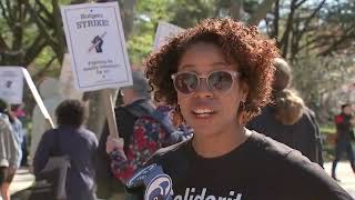 Thousands of Rutgers faculty go on unprecedented strike