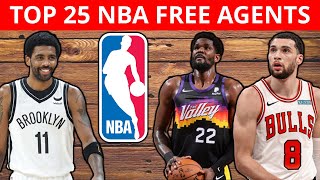 2022 NBA Free Agency: Top 25 Free Agents Ft. Zach LaVine, Kyrie Irving, DeAndre Ayton, James Harden