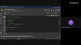 Python DAD - Live Session 2