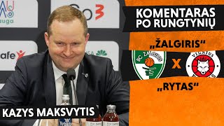 Maksvytis: „Kai Dovis taip žaidė gynyboje, tai galėjome kažkiek užmerkti akis puolime“