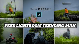 LIGHTROOM TRENDING MAX 8k 10k PRESET DARK GREEN LIGHTROOM HDR photo BC EDITING MAX LIGHTROOM FREE ✅🔥