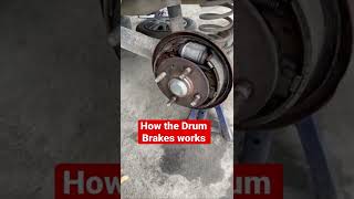 How Drum Brake Works(malayalam) #shorts