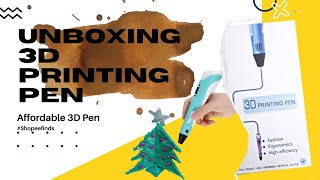 Basic 3D Printing Pen for Beginners || How to use 3D pen || Shopee Finds