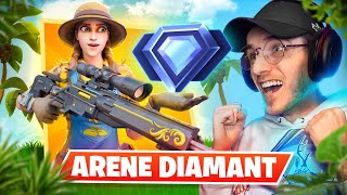 FAIRE TOP 1 en ARENE DIAMANT sur FORTNITE... On RUSH l'ELITE !