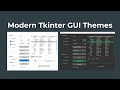 Modern Tkinter GUIs with Themes - Modern Python GUI