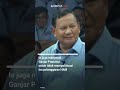 Prabowo: Masalah HAM Jangan Dipolitisasi, Mas Ganjar...