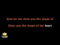 backstreet boys shape of my heart karaoke version