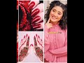 Shivangi joshi same colour dress with nail paint and mehendi designs #shorts