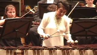 Keiko Abe - Prism Rhapsody II - concerto for 2 marimbas - played by Keiko Abe \u0026 Gergely Nagy