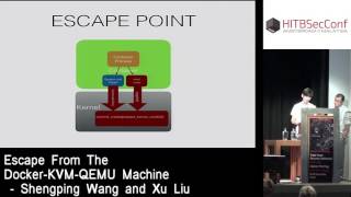 #HITB2016AMS D1T1 - Escape From The Docker KVM QEMU Machine - Shengping Wang and Xu Liu