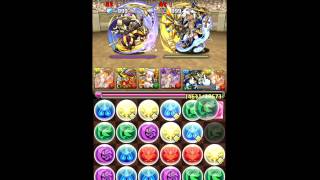 パズドラ【チャレンジダンジョン８】ｌｖ７　　光カーリーｐｔ　　魔人