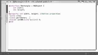 Objective C Programming Tutorial 30 Starting the Rectangle Class YouTube