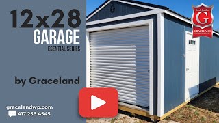 SOLD! 🔎12x28 Garage ✅AVAILABLE! ✅Fast Delivery! 💬Message Me NOW!💬 (SHORT)