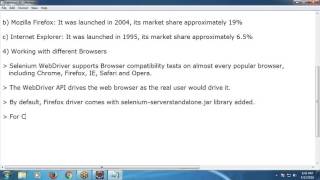Selenium WebDriver Tutorial 7 - Cross Browser Testing