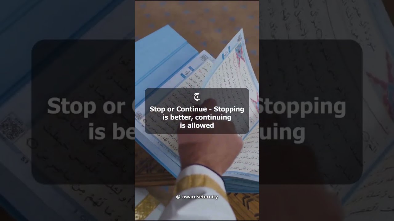 Rules And Signs Of Stopping In The Quran || #rules #quran #tajweed # ...