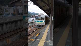 秩父鉄道7000系7002f長瀞駅入線