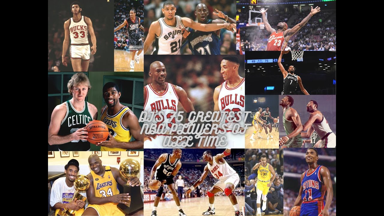 DJ's NBA 75 Greatest Players Of All Time Part 1 (75-61) - YouTube