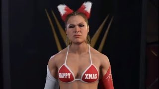 KELLY  ANN   V    SANTA   RONDA,     A   XMAS   DAY    SHOWDOWN    LIVE!