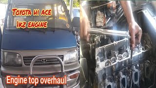 TOYOTA HI ACE 1KZ ENGINE TOP OVERHAUL