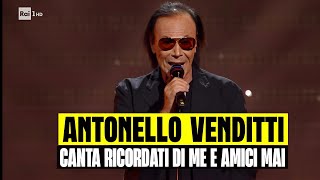 SANREMO 2025: ANTONELLO VENDITTI CANTA RICORDATI DI ME E AMICI MAI E RICEVE IL PREMIO ALLA CARRIERA