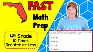 4th GRADE | Florida FAST Math Test Prep FREEBIE | MA.4.NSO.1.1