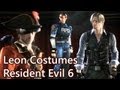 Resident Evil 6 Leon EX3 and other Mercenaries Costumes Compilation