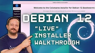 Beginner’s Guide for Navigating the Debian 12 "Bookworm" Live Installer