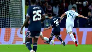 LIONEL MESSI FIRST GOAL FOR PSG VS MANCHESTER CITY l ENGLISH COMMENTARY