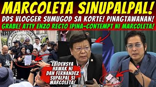 BREAKING! DDS SUMUGOD SA KORTE! PINAGTAWANAN! FAKE NEWS NI MARCOLETA SINUPALPAL NG BBM VLOGGER!