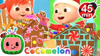 Deck the Halls | JJ's Gingerbread House Decorating Game! | CoComelon Songs for Kids \u0026 Nursery Rhymes