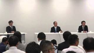 東京五輪エンブレム問題で組織委員会が会見 （2015年9月1日）