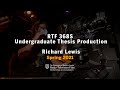 RTF 368S Undergraduate Thesis Production - Richard Lewis