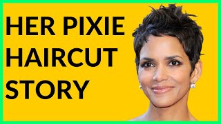 Halle Berry Interview 2020 about hairstyles and pixie haircut